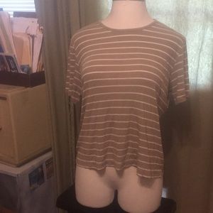 🔴RADCLIFF-Soft Material Beige/White HorizonStripe